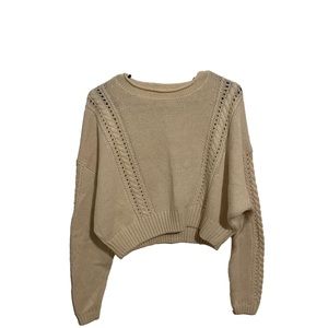 Cropped billabong sweater